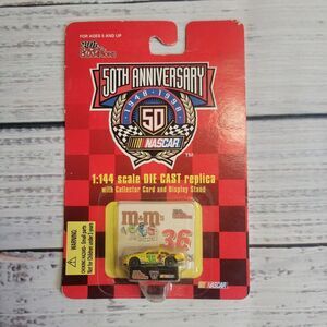 1998 Nascar 50th Anniversary Ernie Irvan 1:144 Scale Replica Diecast Car M&Ms 36